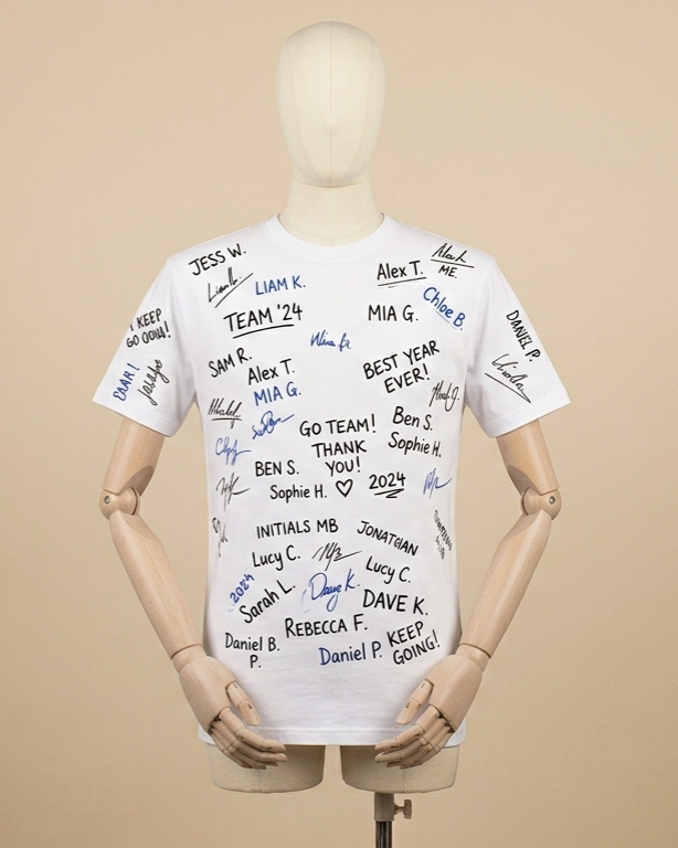 Sign-out tee